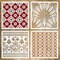 Wall Stencils for Painting Large Pattern, 4PCS 8 Inch Reusable Stencils for Crafts, Exquisite Mandala Designs for Wall Furniture Home Decor, DIY Art Projects